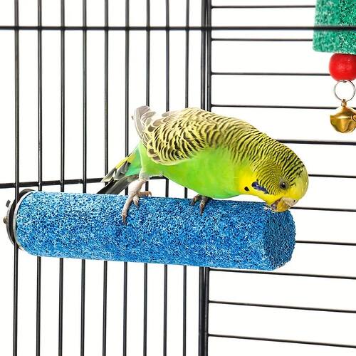 1Pc Pet Bird Cage Perches Stand Parrot Toys Bird Grinding Cl