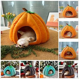 House Semi Non Pumpkin slip Bottom Pet Removable enclosed