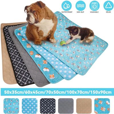 Reusable Dog Pee Pad Blanket Absorbent Diaper Washable Puppy