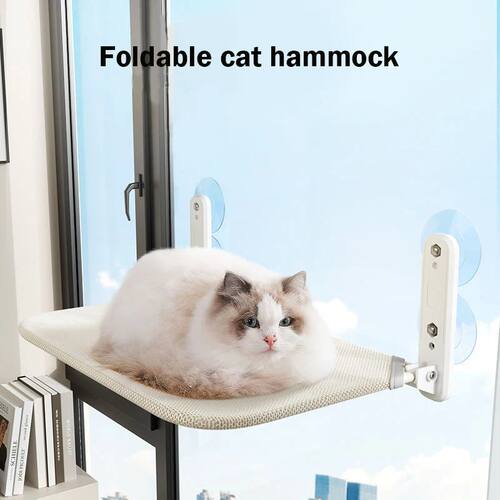 Cat hammock super suction cup swing sun can be removed and w