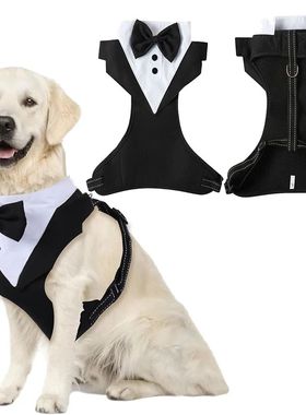 Dog Tuxedo Harness Dog Harness No Pull for Small Medium Larg