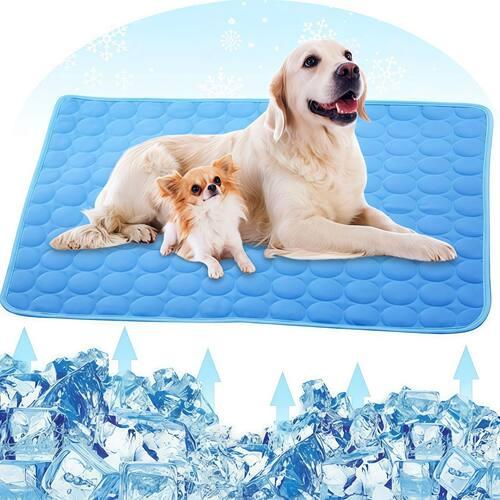 Cooling Dog Mat Summer Pad Mat For Dogs Cat Ice Silk Blanket