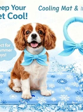 Pet Cooling Mat, Dry Ice Water Injection Cool Pad, Waterproo