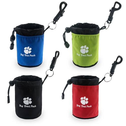 1Pc 7×10cm Portable Pet Training Waist Bag Drawstring Leak-