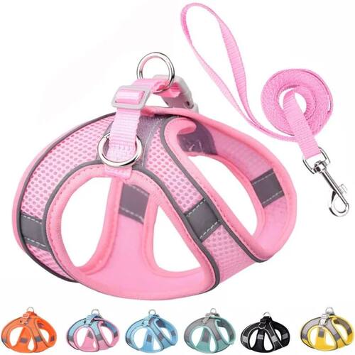 Pet Harness Vest Chest Rope Set for Small Medium Dog Outdoor