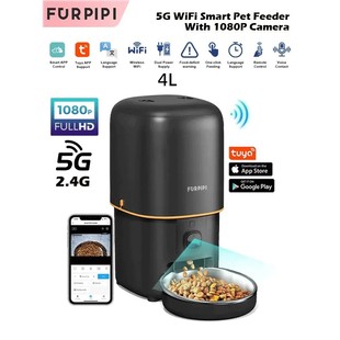 Automatic Cat Feeder Camera Pet Smart Cat Food Kibble Dispen