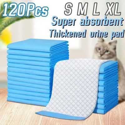 20/40/50/100-Pack Ultra Absorbent Pet Diaper Pads for Dogs &