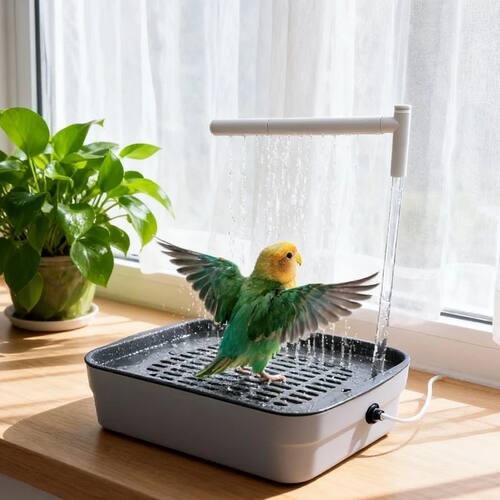 Bird Daily Use Bathtub Bird Shower Basin for Health Tabletop