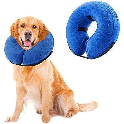 Dog Cones After Surgery, Protective Inflatable Dog Collar Pe