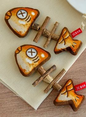 Cat Chew Toys Interactive Molar Grilled Fish Toys Silvervine