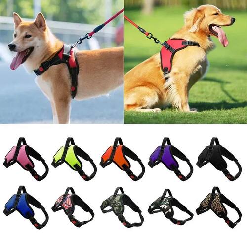 Pet Dogs Harness Small and Large Dog Harness Vest, Strong Do