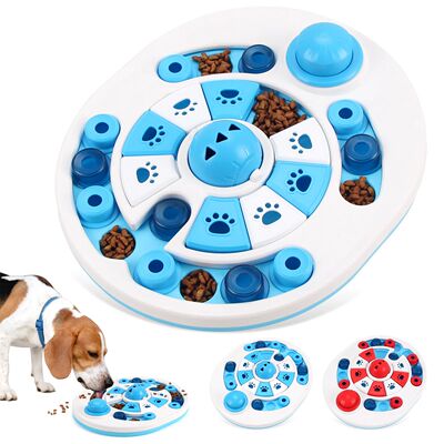 Dog Slow Feeder Food Dispenser Interactive Training Increase