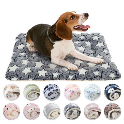 Flannel Pet Sleeping Mat Dog Bed Cat Litter Puppy Bed Dog So