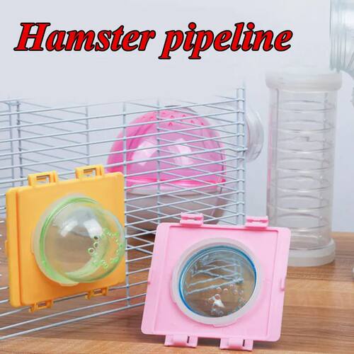 Small Hamster Toy Cage Tunnel Cage Tunnel External Pipe Mout