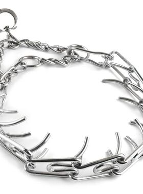 45/50/55/60cm Dog Training Collar Chain Pet Supply Metal Ste