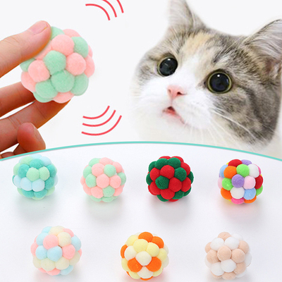 Interactive Toy Cat Toy Balls Mouse Cage Toys Plush Artifici