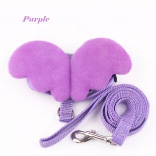 Nylon Angel Cat with Harness Wings Cute Leash Collar dog