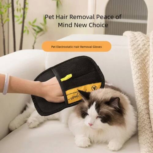 Pet Gloves for Cat Dog Hair Remover Brush Household Hair Cle