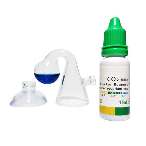 Aquarium CO2 Indicator Solution Monitor Plants Grass CO2 Sys