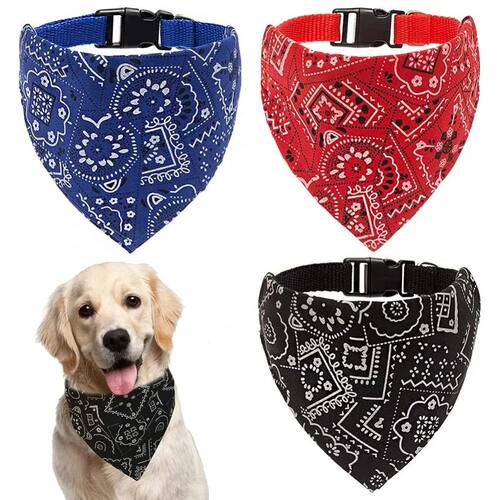 Dog Collar Bandana Scarf Collar Dog Bandanas Collar Puppy Ca