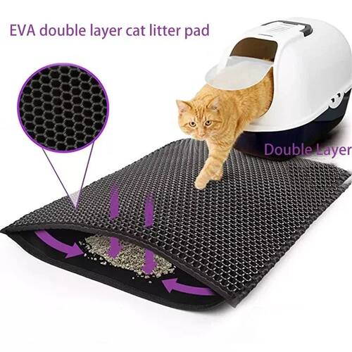 Cat Litter Mat With Gift Double Layer Waterproof Pet Litter