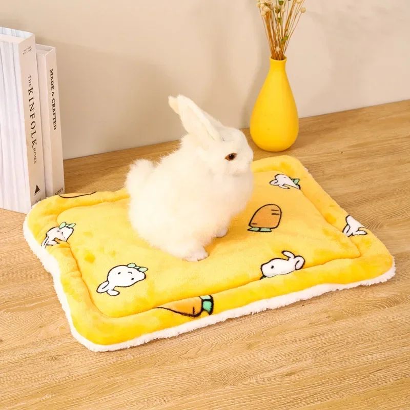 Rabbit Chinchilla Bed Mat House Nest Hamster Accessories Sma
