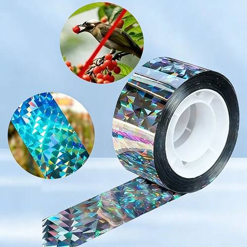 50/80M Reflective Bird Repellent Fright Tape Anti-bird Laser
