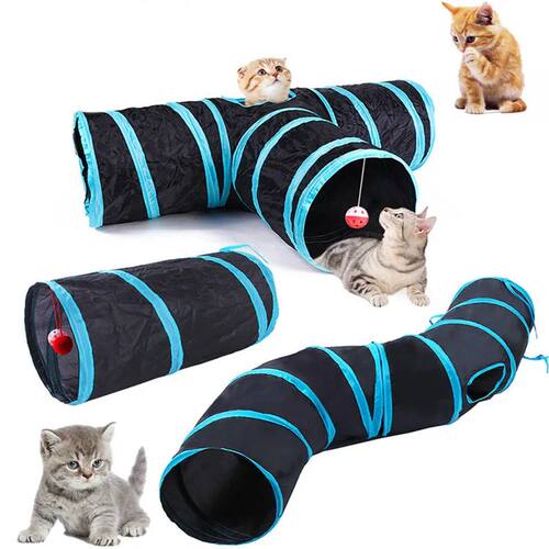 Cat Tunnel Pet Supplies Cat S T Pass Play Tunnel Foldable Ca