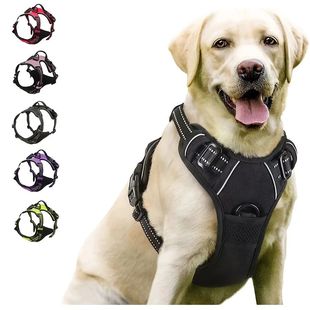 Heavy Dog Easy Reflective Duty Clip Front Harness Pull
