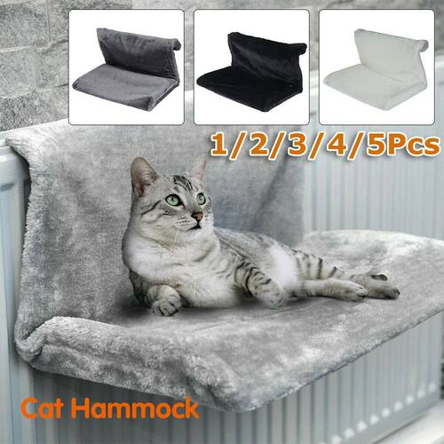 1-5Pc Pet Cat Radiator Bed Hanging Cat Cradle Hammock with M