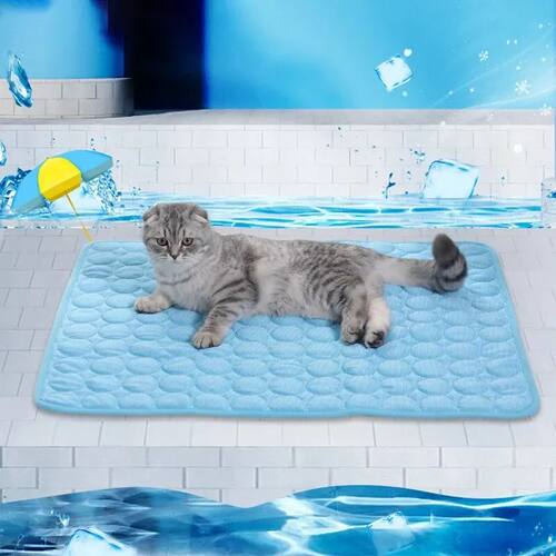 Pet Ice Mats Summer Cat Dog Sofa Nest Bed Cooling Sleeping P