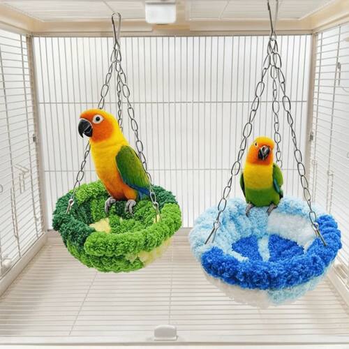 Bird Bed Hideout Warm Bird Hanging Hammock Thicken Bite Resi