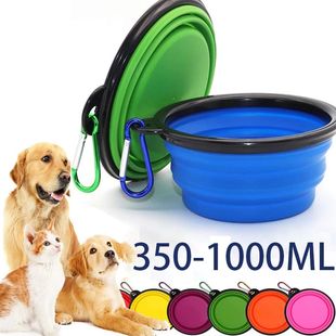Dispens Silicone Pet Bowl Feeder Dog Portable Folding