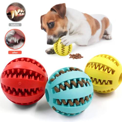 Dog Toy Ball Interactive Rubber Balls Puppy Chewing Toys Pet