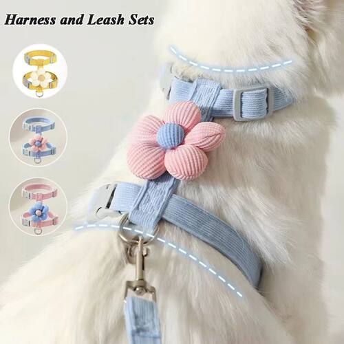 Cat Harness and Leash Sets Dog Harness for Small Dog Leash B