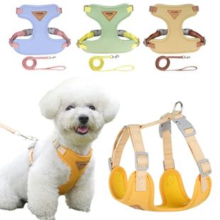 Puppy Harness Leash Set for Small Medium Dog Cat Vest Breath