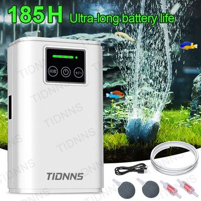 Aquarium Fish Tank Oxygen Pump Charging Dual-Purpose Air Pum