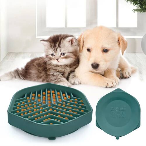 Pet Supplies Silicone Dog Lick Mat for Dogs Pet Slow Food Pl