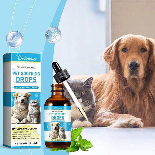 Pet Immunity Boost Care Drops to Relieve Stress and Pain, En