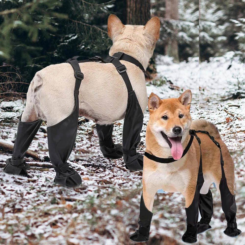 Best Anti-Slip Dog Shoes Pet Paw Protector Dog Rain Booties,