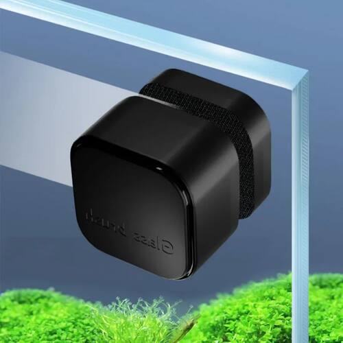 Magnetic Aquarium Glass Cleaner Mini Square Algae Scraper Pl