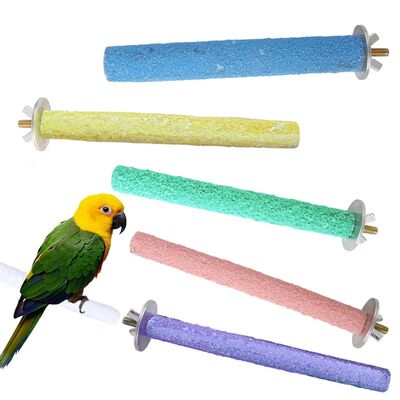 1PC Random Colors Parrot Perch Parrot Cage Accessories Bird