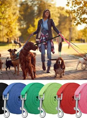 Nylon Long Dog Training Leash 1.5M-30M Traction Rope Lanyard