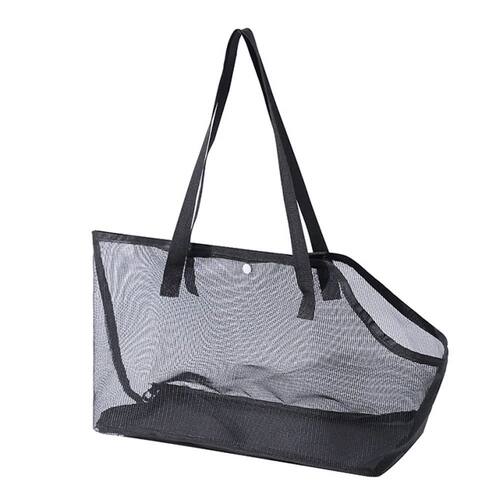 Portable Mesh Pet Carrier Bag Shoulder Crossbody Summer Use