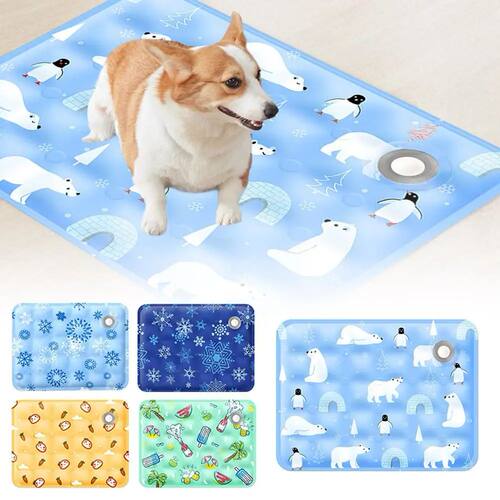 Dog Cooling Mat Summer Pad Mat For Dogs Cat Blanket Sofa Bre