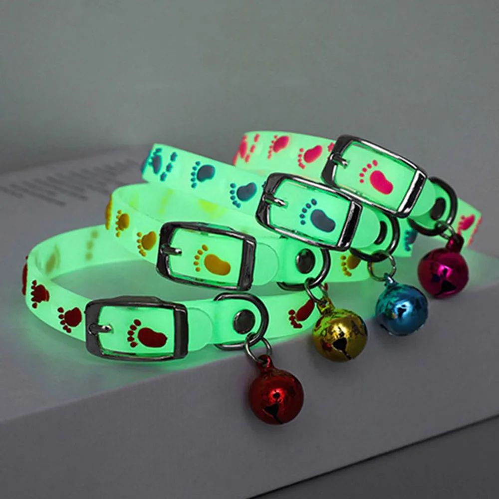 Luminous Cat Necklace Glowing Small Dog Cat Collar Anti-Loss