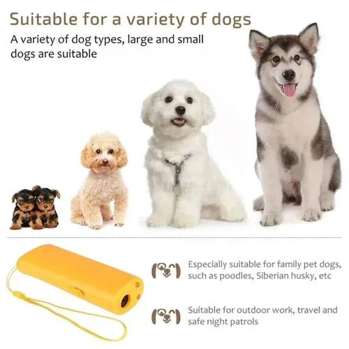 LED 3 in 1 Pet Dog Repeller Anti Barking Stop Bark Training