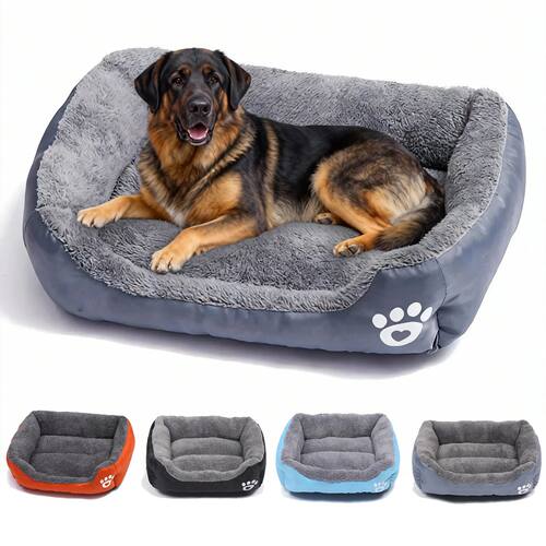 Soft Square Large Dog Sofa Elastic Dog House Cushion Winter