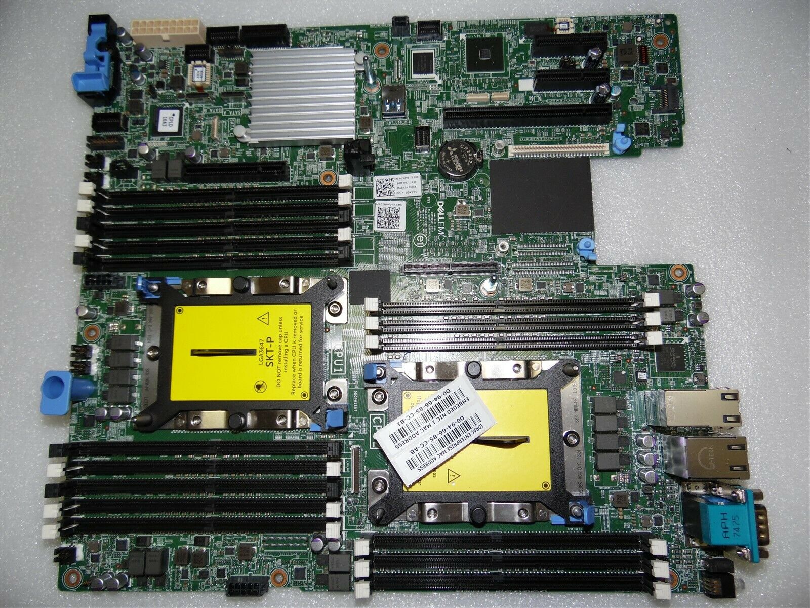 拍前询价:DELL 0X290 C2PJH D4JCX X1G00 VNGN1   R740XD2 主板