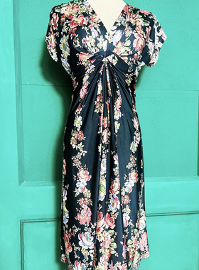 Fifilles 法国制  巴黎街头扭结褶连衣裙